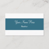 Carte De Visite  Classy Real Estate Business Cards (Devant)