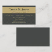 CARTE DE VISITE CLASSY :: stately 3L (Devant / Derrière)