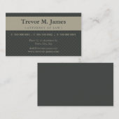 CARTE DE VISITE CLASSY :: stately 4L (Devant / Derrière)