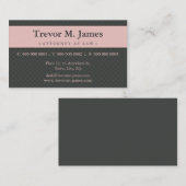 CARTE DE VISITE CLASSY :: stately 6L (Devant / Derrière)