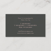 CARTE DE VISITE CLASSY :: stately 6L (Dos)