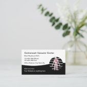 Carte De Visite Classy Vascular Vein Care Appointment Cards (Debout devant)