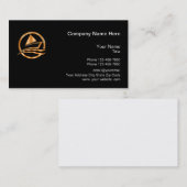 Carte De Visite Classy Yacht Broker thème de vente de bateaux (Devant / Derrière)