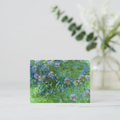 Carte De Visite Claude Monet : Agapanthus (Debout devant)