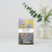 Carte De Visite Claude Monet - Agapanthus - Code QR (Debout devant)