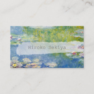 Carte De Visite Claude Monet, Bassin aux Nymphéas à Giverny