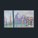 Carte De Visite Claude Monet - Grand Canal, Venise - Code QR<br><div class="desc">Le Grand Canal,  Venise - Claude Monet,  Huile sur toile,  1908</div>