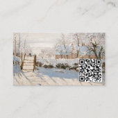Carte De Visite Claude Monet - La Pie - Code QR (Devant)