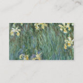Carte De Visite Claude Monet | les iris jaunes (Dos)