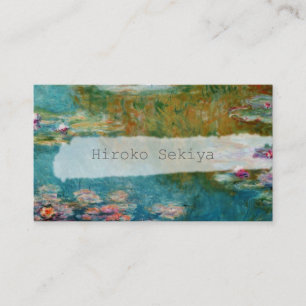 Carte De Visite Claude Monet, Lily Pond à Giverny