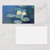 Carte De Visite Claude Monet - Lys d'eau originaux détaillés (Devant / Derrière)