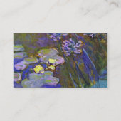 Carte De Visite Claude Monet Water Lilies Agapanthus (Dos)