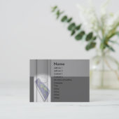Carte de visite clavier (Debout devant)