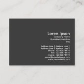 Carte De Visite Clavier (Dos)