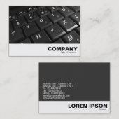 Carte De Visite Clavier 02 (Devant / Derrière)