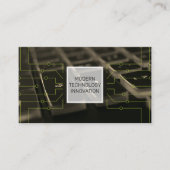 Carte De Visite Clavier | Coder | Programmeur | Développeur logici (Devant)