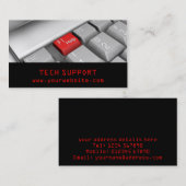 Carte de visite clavier de l'ordinateur (Devant / Derrière)