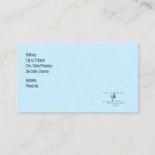 Carte De Visite Clavier de musicien de bateau de croisière sur la (Dos)