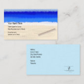 Carte De Visite Clavier de musicien de bateau de croisière sur la (Devant / Derrière)