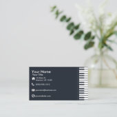 Carte De Visite Clavier de piano (Debout devant)