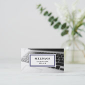 Carte De Visite Clavier de technicien de réparation informatique F (Debout devant)