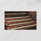 Carte De Visite Clavier d'orgue (Dos)