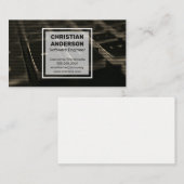 Carte De Visite Clavier et code (Devant / Derrière)