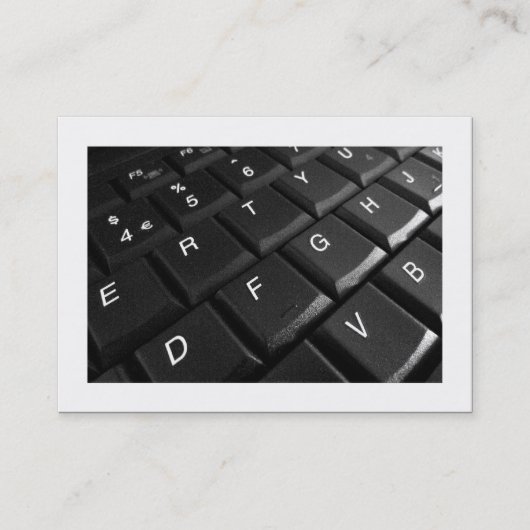 Carte De Visite Clavier (frontière) (Devant)