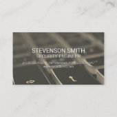 Carte De Visite Clavier | Icône Caméra de sécurité (Dos)