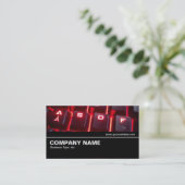 Carte De Visite Clavier luminescent Halfway V2 (Debout devant)