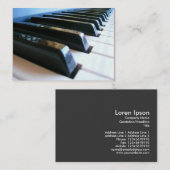 Carte De Visite Clavier, mini photo (Devant / Derrière)