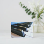 Carte De Visite Clavier, mini photo (Debout devant)