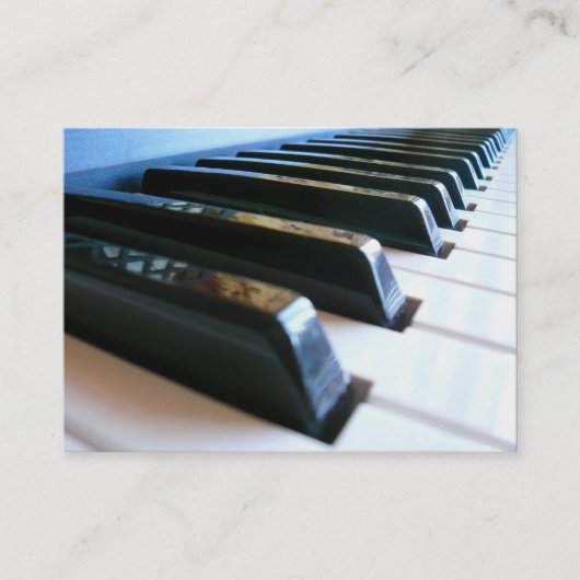 Carte De Visite Clavier, mini photo (Devant)