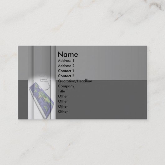 Carte de visite clavier n° 2 (Devant)