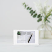 Carte de visite Clavier Ordinateur Copywriter (Debout devant)