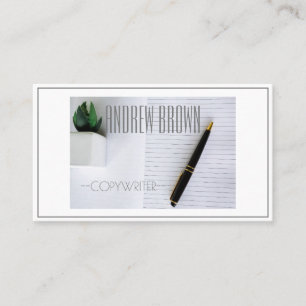 Carte de visite Clavier Ordinateur Copywriter