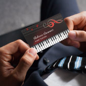 Carte De Visite Clavier pour piano