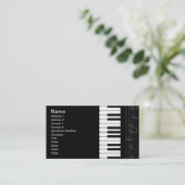 Carte De Visite Clavier pour piano (Debout devant)