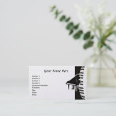 Carte De Visite Clavier pour piano (Debout devant)