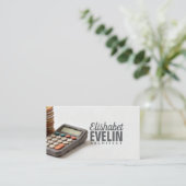Carte De Visite Clay-Crafted Financial Tools (Debout devant)