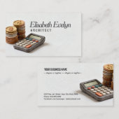 Carte De Visite Clay Finance: Calculating Success (Devant / Derrière)