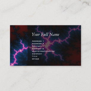 Carte De Visite Clé - Art Fractal