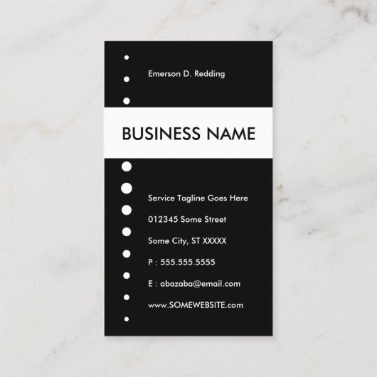 Carte De Visite clé d'accueil (Dos)