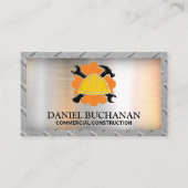 Carte De Visite Clé de casque de construction Marteau (Devant)