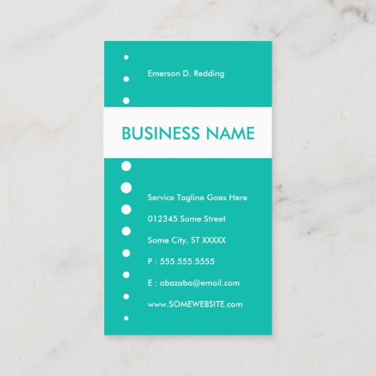 Carte De Visite clé de maison (Dos)