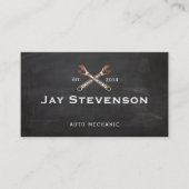 Carte De Visite Clé de mécanicien / bricoleur (Devant)