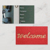 Carte De Visite Clé de porte Open House Immobilier (Devant / Derrière)