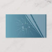 Carte De Visite Clé de roche de remplacement de pare-brise en verr (Dos)