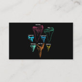 Carte De Visite Clé d'identité de la chasse aux dents de requin (Devant)