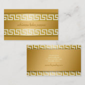 Carte De Visite clé du Grec 311-Golden (Devant / Derrière)